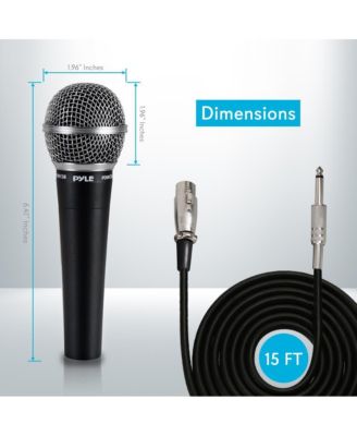 Professional Dynamic Microphone Unidirectional Handheld Mic with XLR Cable