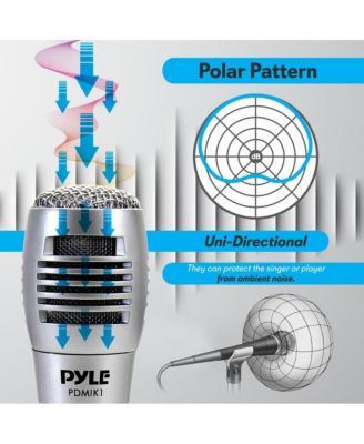 Dynamic Microphone Professional Moving Coil Handheld Mic with 6.5' XLR Cable