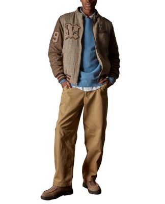 Men's Tweed Varsity Jacket