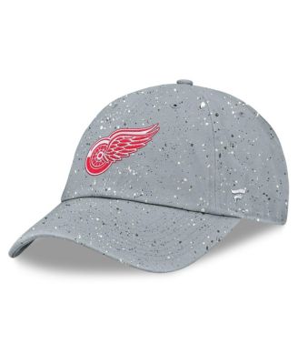 Women's Gray Detroit Red Wings Heritage Snow Day Speckle Adjustable Hat