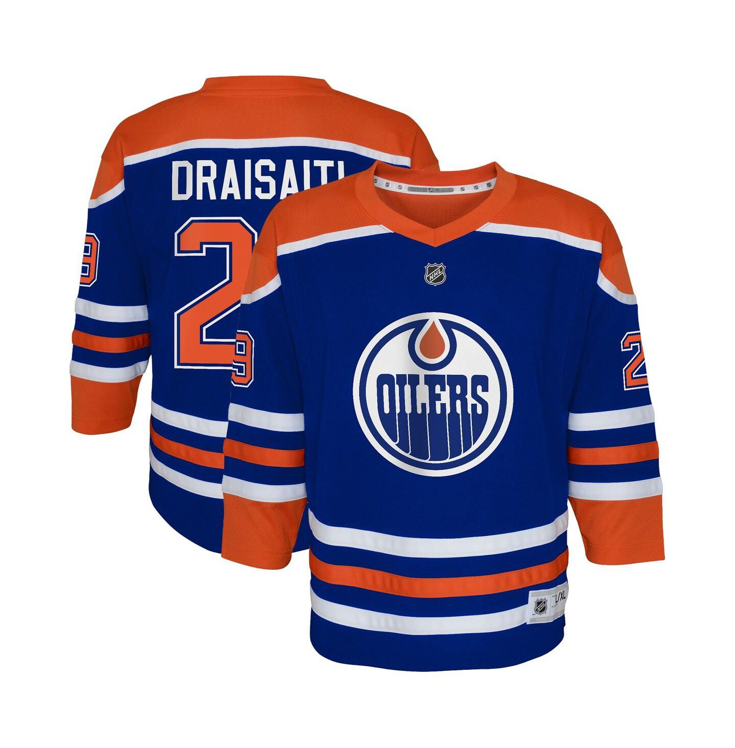 Детский топ Outerstuff Leon Draisaitl Royal Edmonton Oilers Home Replica Player Jersey — фото 1