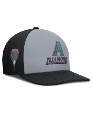 Nike - Men's Gray/Black Arizona Diamondbacks Pro Performance Snapback Hat
