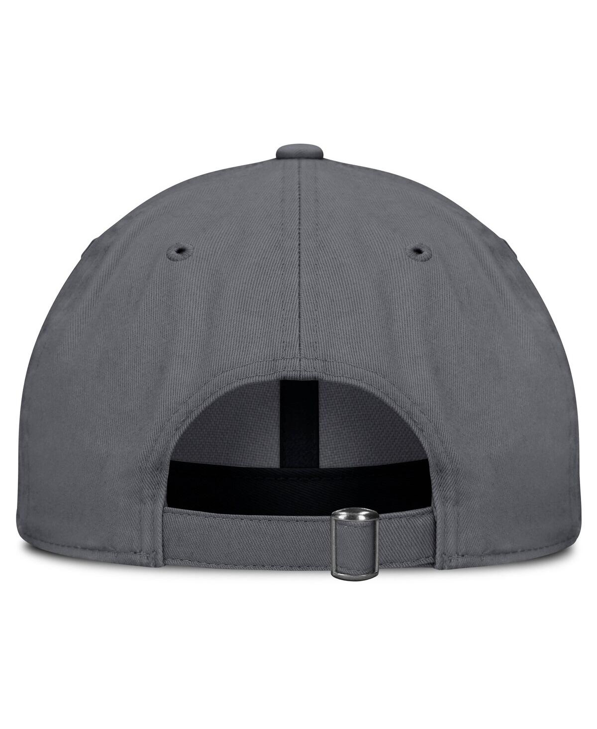 Fanatics Men's Charcoal St. Louis Blues Washed Adjustable Hat In Charcoal
