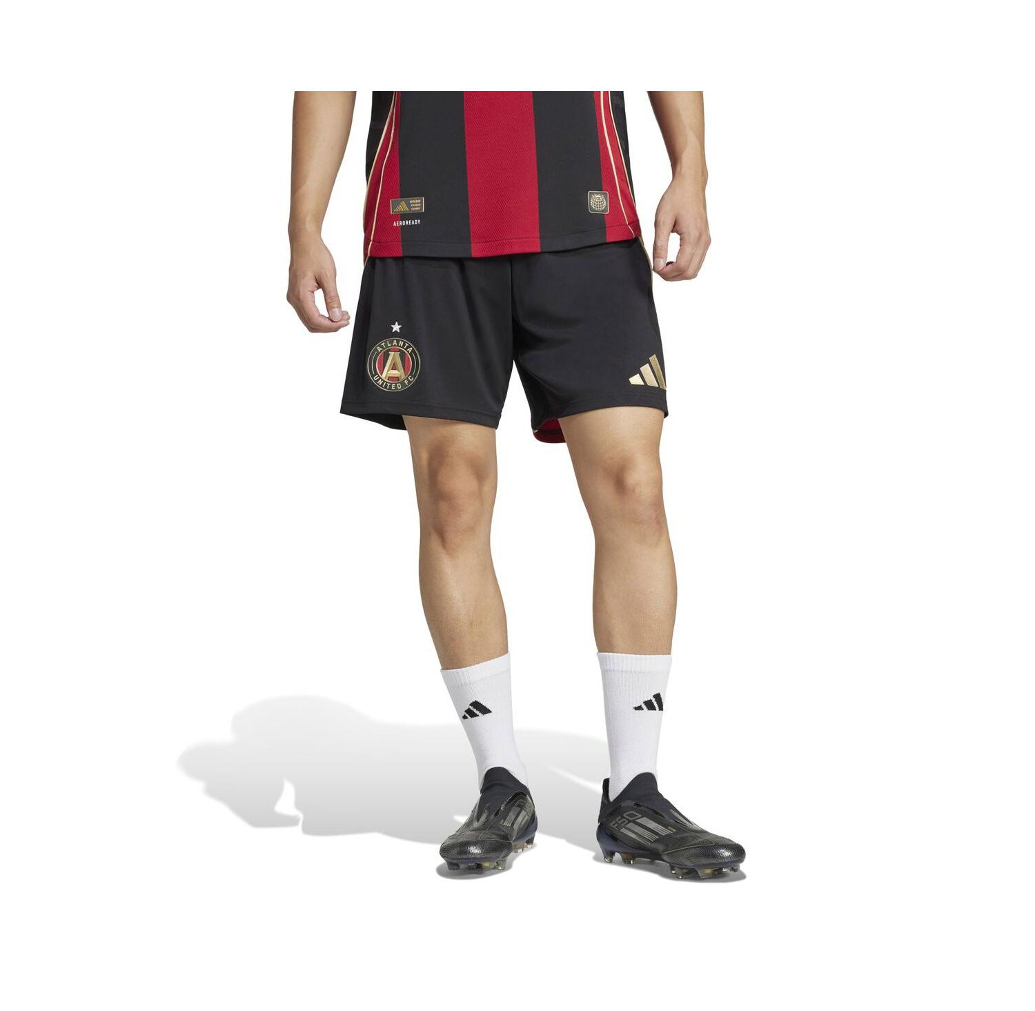 Men's Black Atlanta United FC Home 2025 The Connector Authentic Shorts