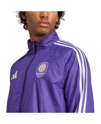 Men's Purple/White Orlando City SC 2025 Anthem Reversible Full-Zip Jacket