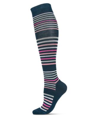 Women's Classic Stripes 8-15mmHg Graduated Compression Socks MFY06346