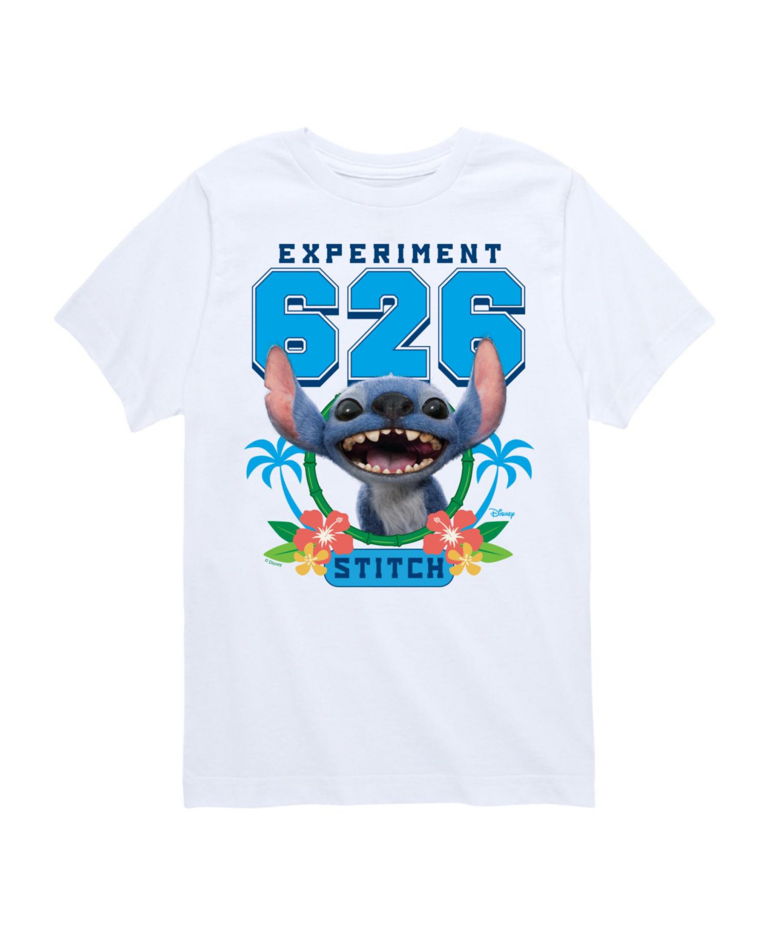 Big Boys Lilo Stitch Live Action Stitch 626 Graphic T-Shirt