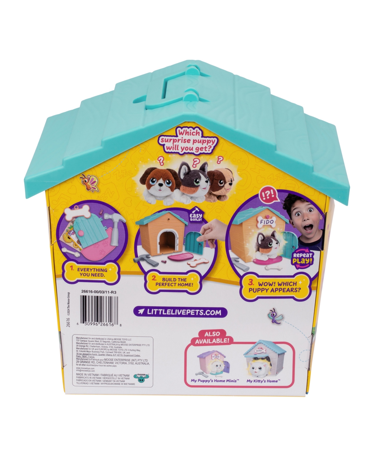 Little Live Pets My Puppy's Home Mini Playset In Orange