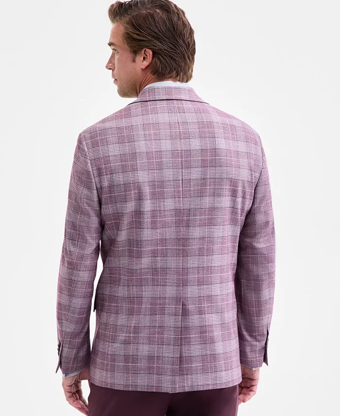 Men's Classic-Fit Plaid Sport Coat - thumbnail 4