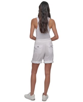 Women's Smocked-Waist Convertible Shorts