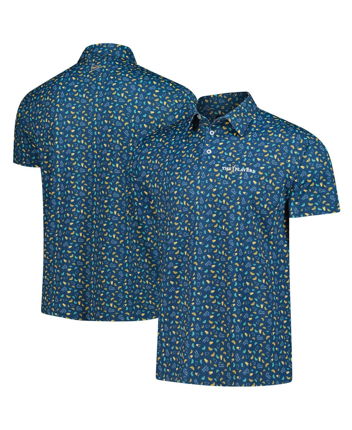Men's Navy The Players One Splash Please Polo Shirt - Navy