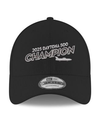 Men's Black William Byron 2025 Daytona 500 Champion 9FORTY Adjustable Hat