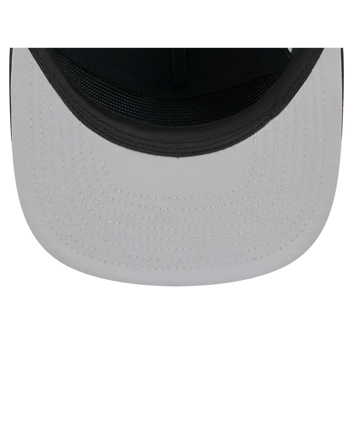 NEW ERA MEN'S BLACK SEATTLE MARINERS GUMMY GOLFER TRUCKER ADJUSTABLE HAT 
