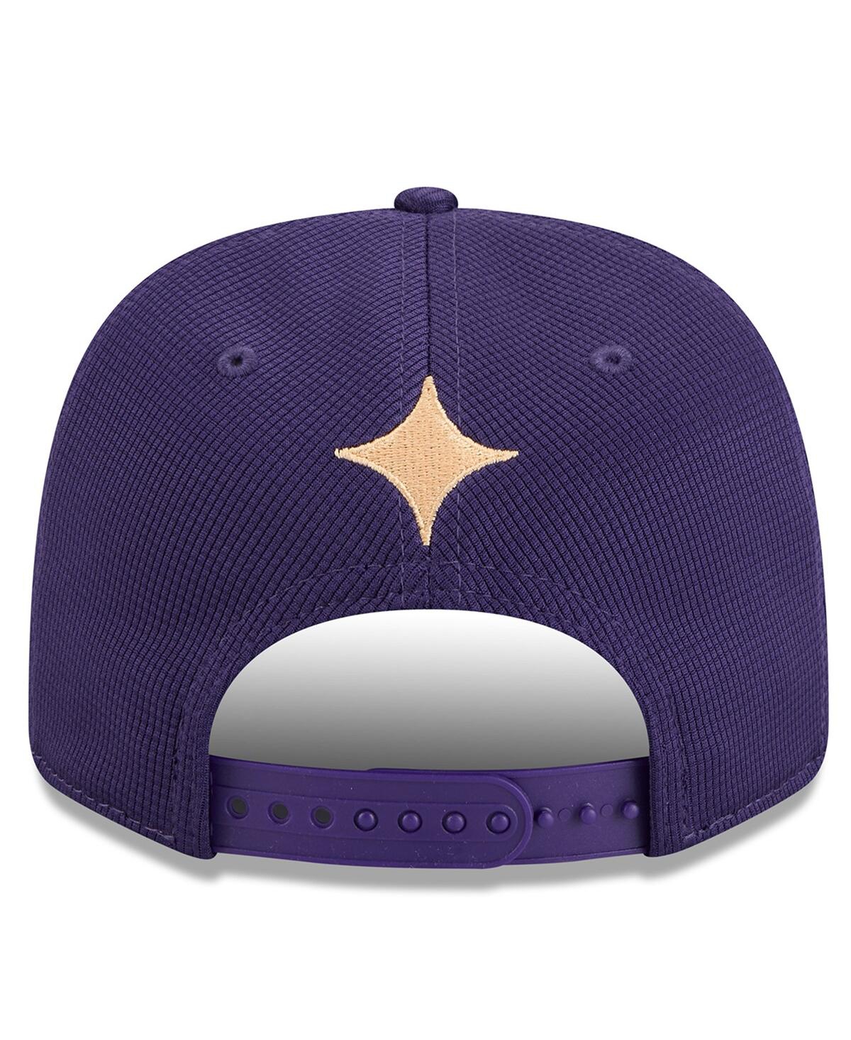 NEW ERA MEN'S PURPLE LA GALAXY 2025 JERSEY HOOK 9SEVENTY STRETCH-SNAP HAT 