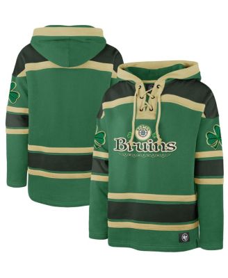 '47 Brand - Kelly Green Boston Bruins St. Patrick's Day McLucky Superior Lacer Pullover Hoodi