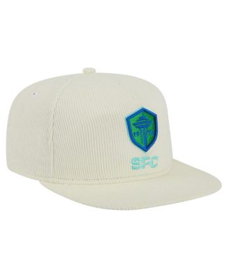 Men's Cream Seattle Sounders FC 2025 Kickoff Snapback Golfer Hat