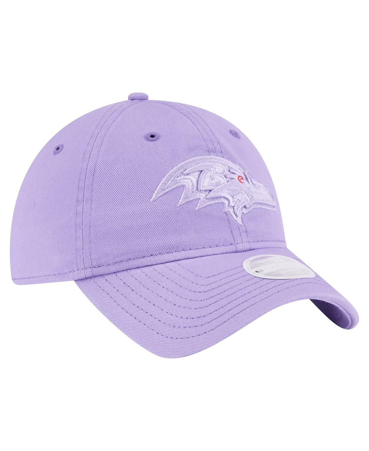 New Era Women's Purple Baltimore Ravens Color Pack 9twenty Adjustable Hat In Purple