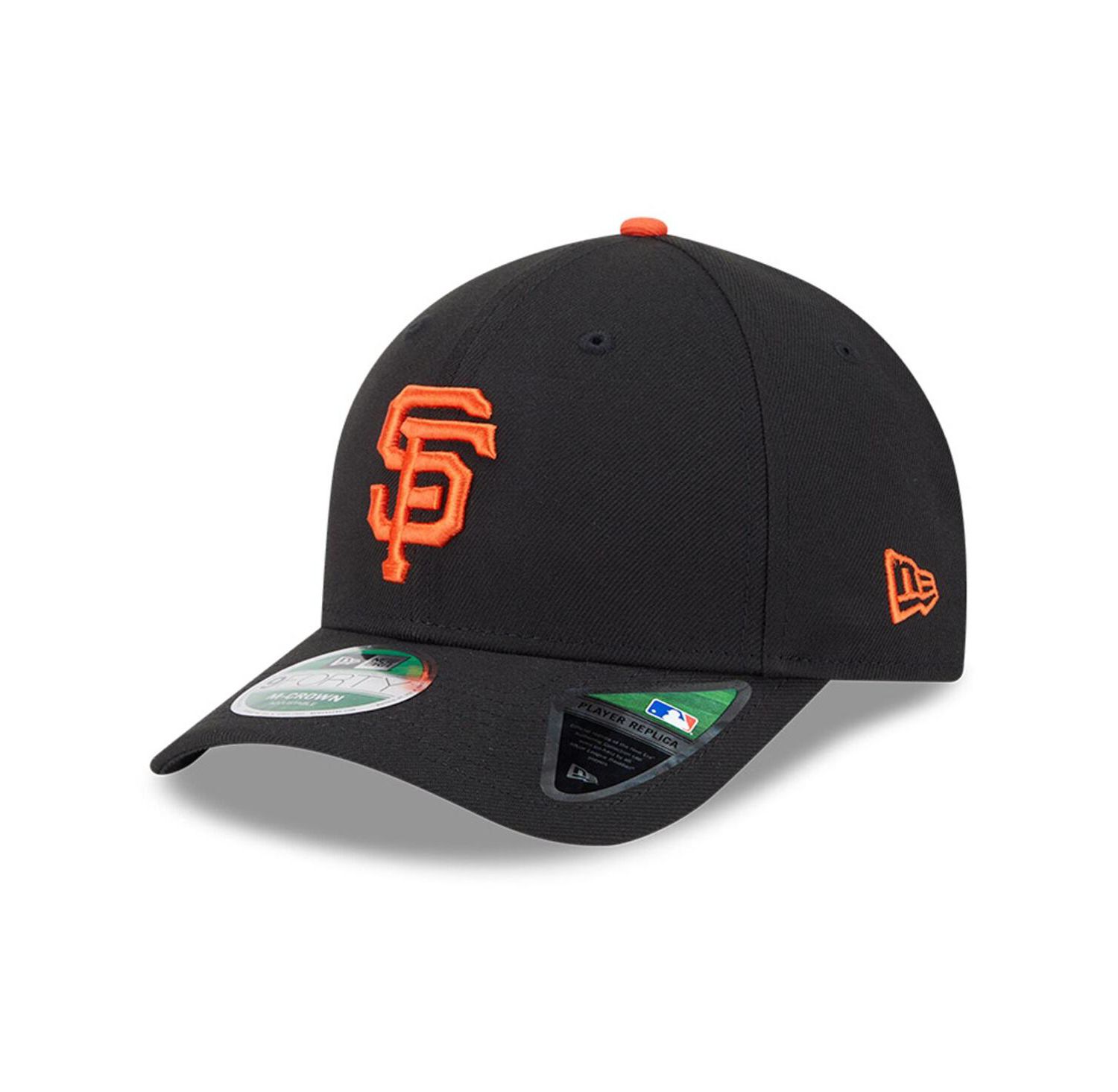 Men's Black San Francisco Giants Player Replica 9FORTY Adjustable Hat