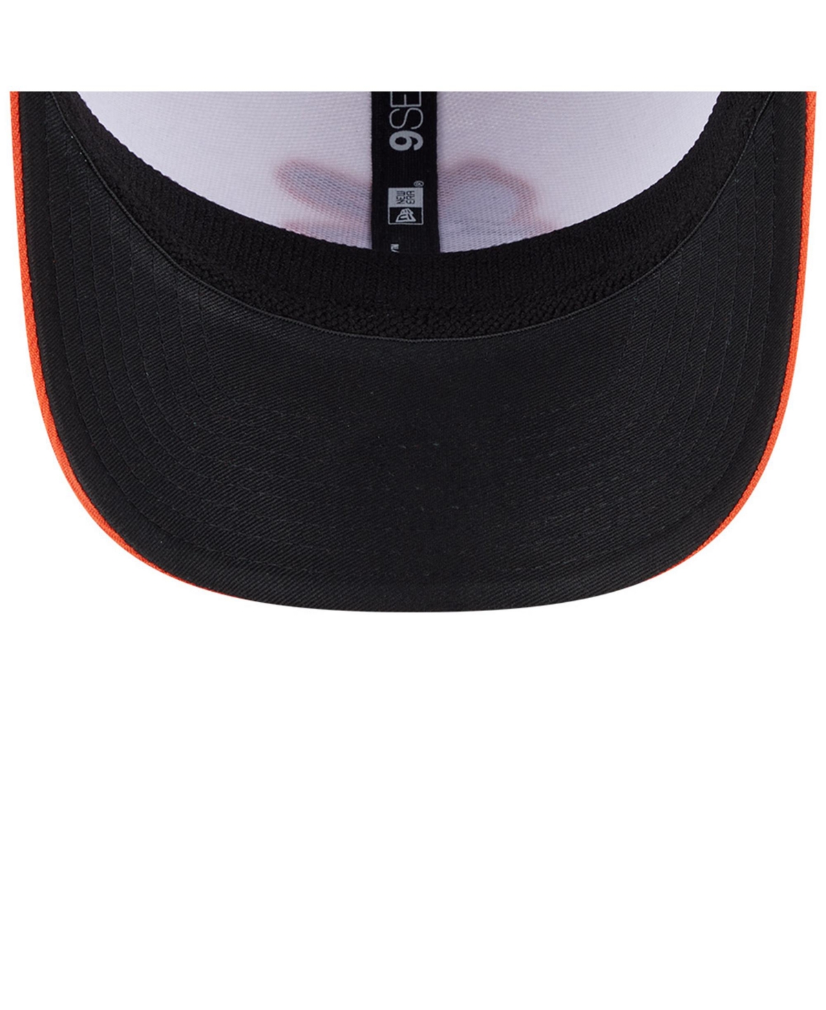 NEW ERA MEN'S BLACK/ORANGE BALTIMORE ORIOLES PLAYER REPLICA 9SEVENTY ADJUSTABLE HAT 