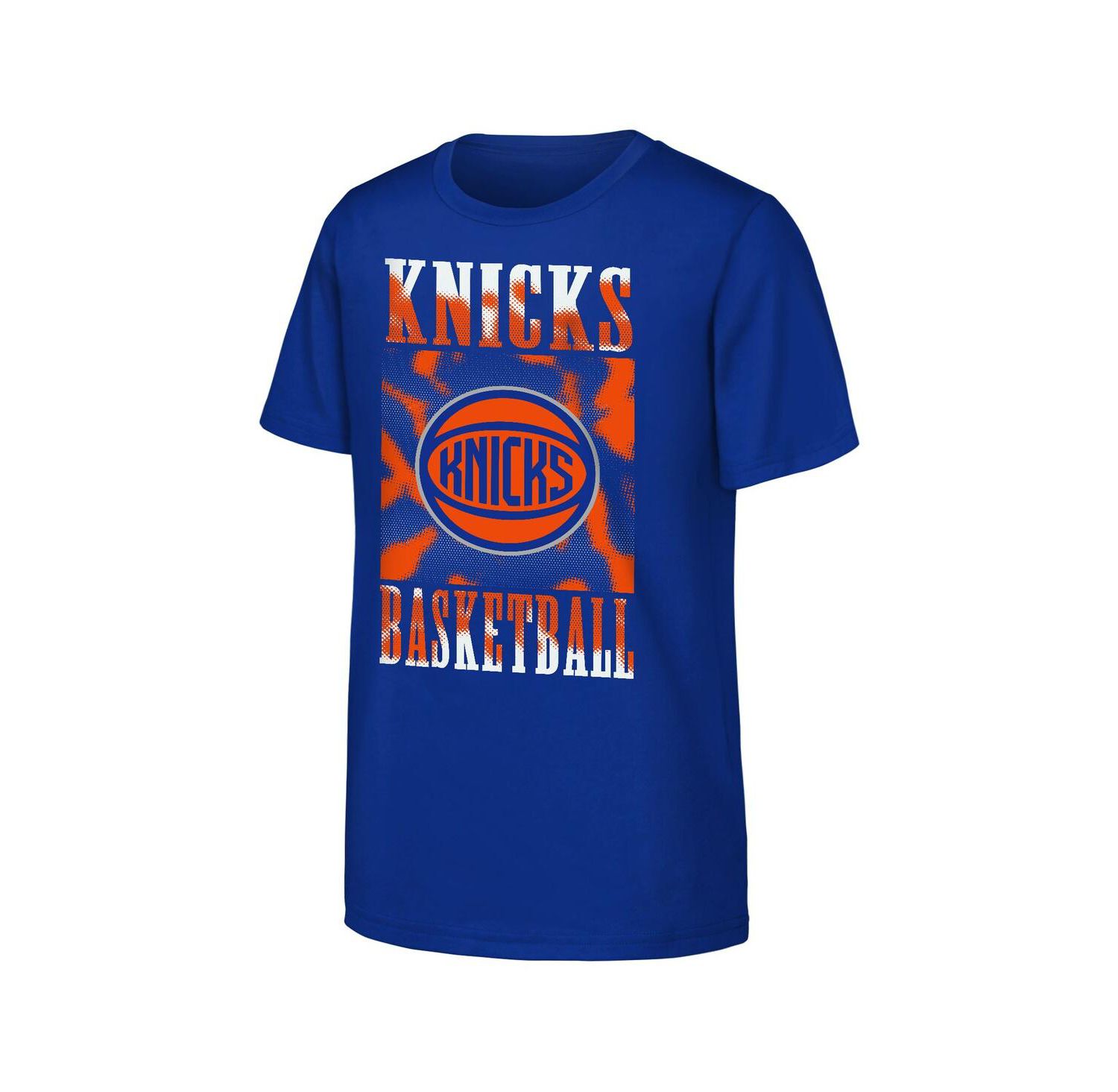 Big Boys and Girls Blue New York Knicks Garage Hero T-Shirt