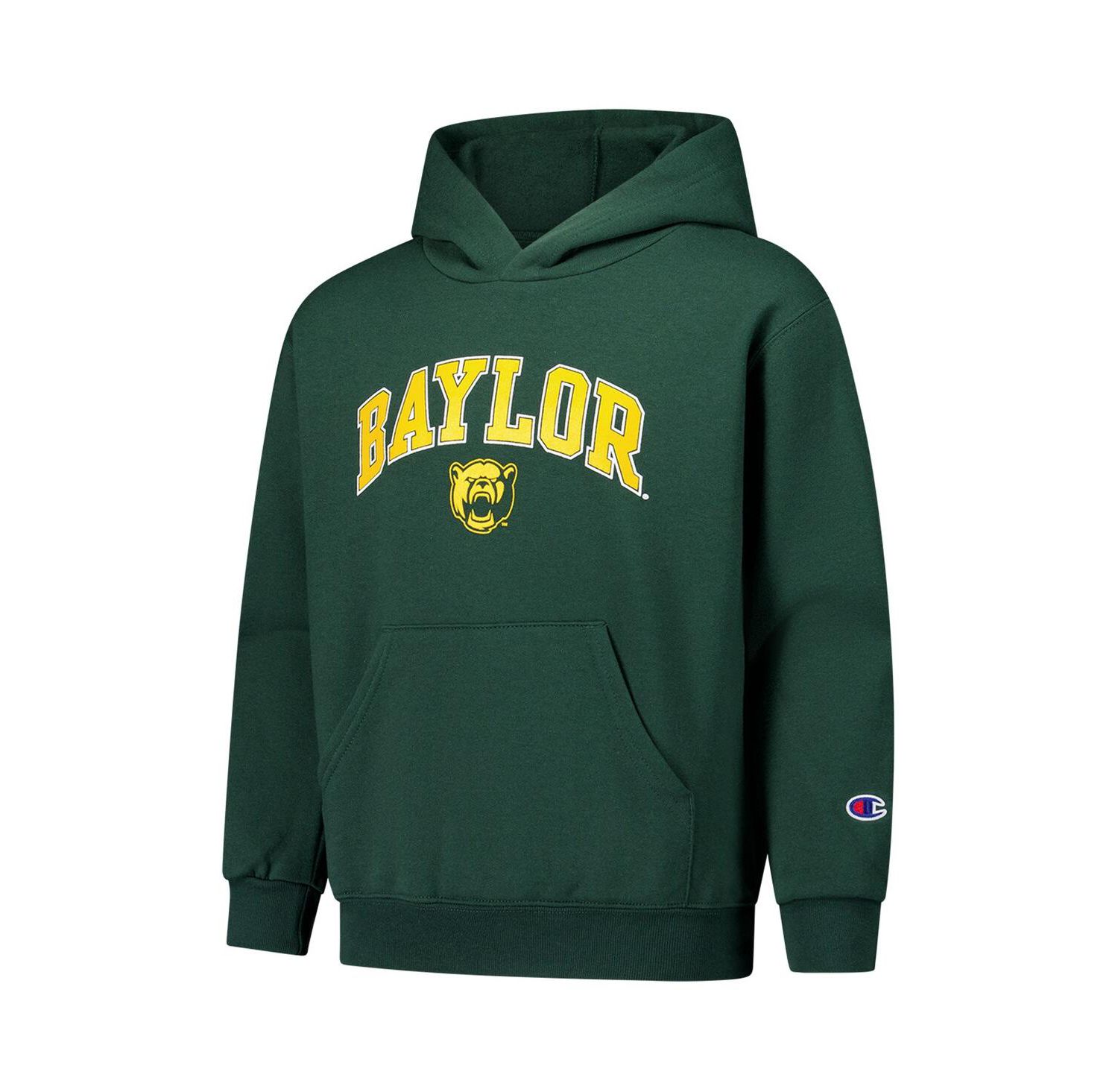 Big Boys and Girls Green Baylor Bears Campus Pullover Hoodie