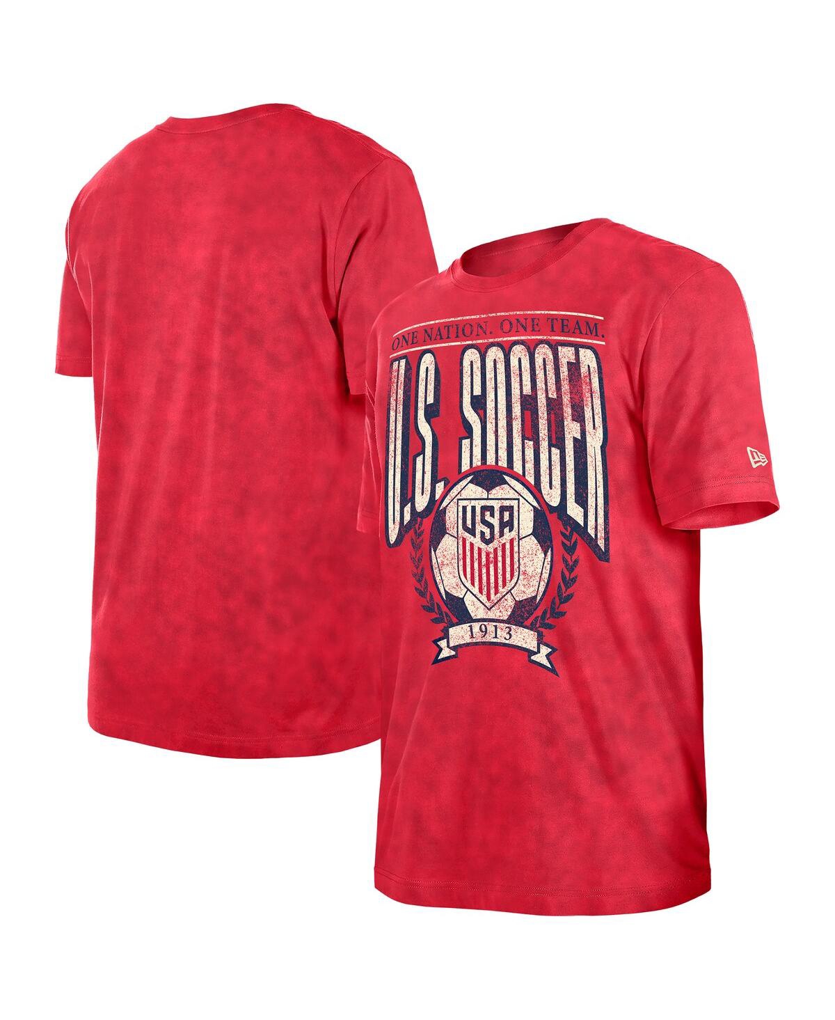 Men's Red Usmnt Throwback Boxy T-Shirt - Red