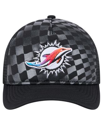 Men's Black Miami Dolphins Gradient 9FORTY Adjustable Hat