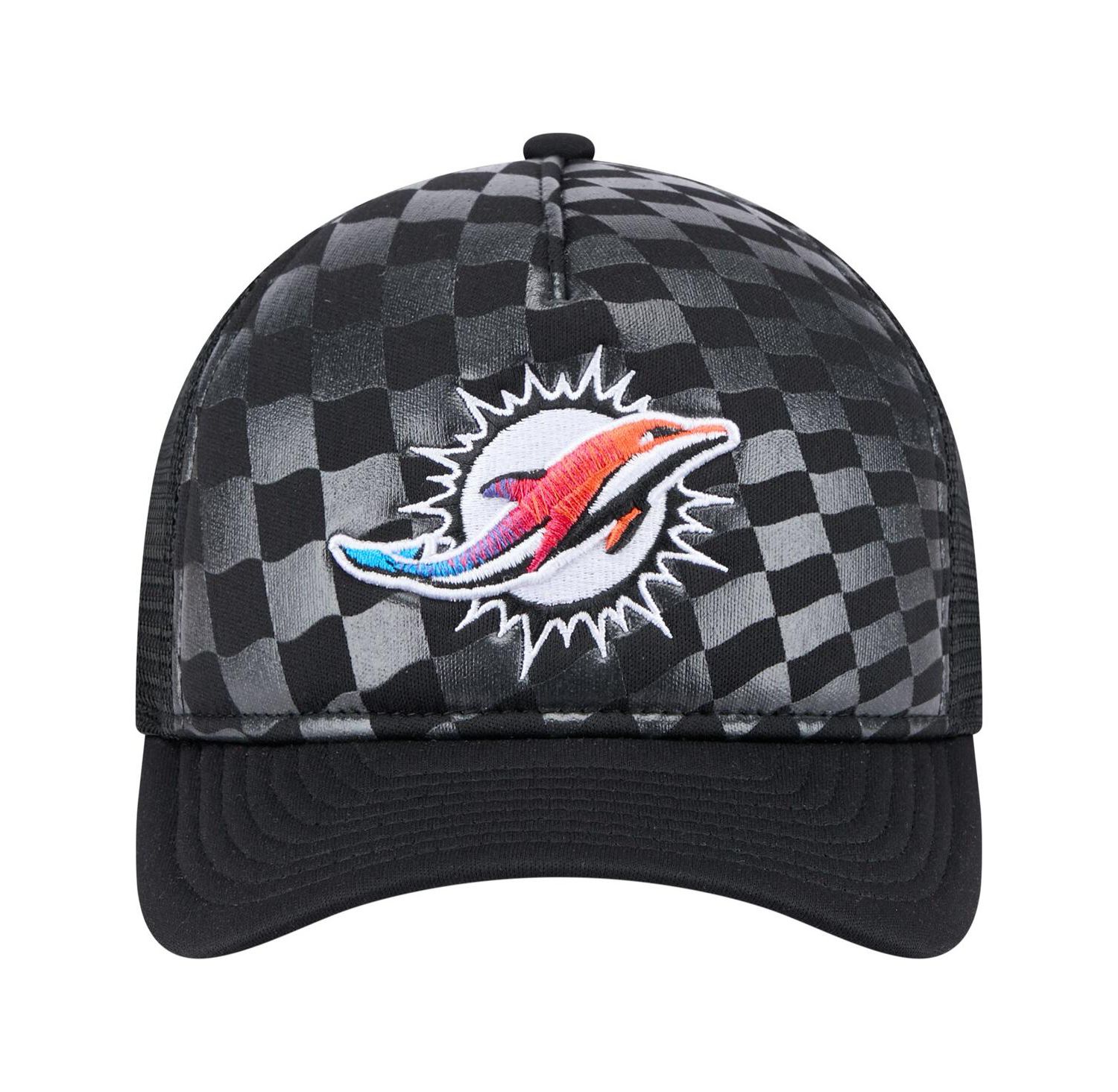 Men's Black Miami Dolphins Gradient 9FORTY Adjustable Hat