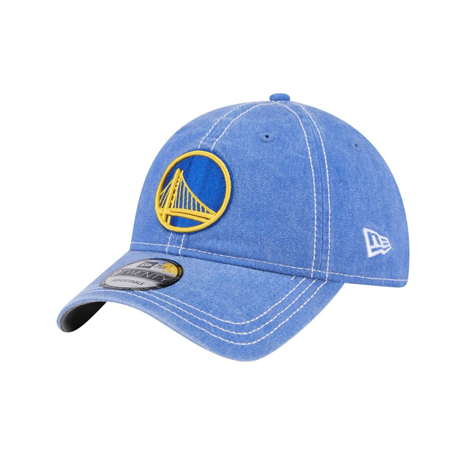 Men's Royal Golden State Warriors Pigment Dyed 9TWENTY Adjustable Hat