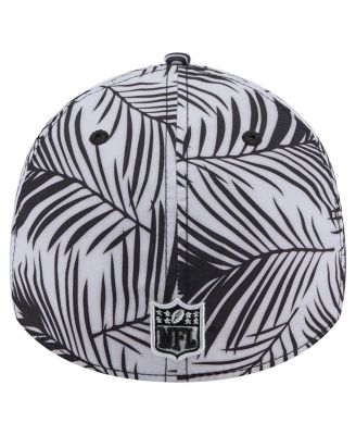 Men's Gray Las Vegas Raiders Palms 39THIRTY Flex Hat