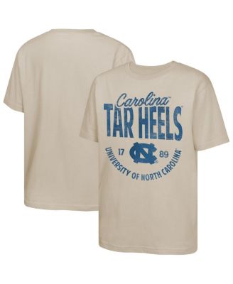 Outerstuff - Big Boys and Girls Tan North Carolina Tar Heels News Flash T-Shirt