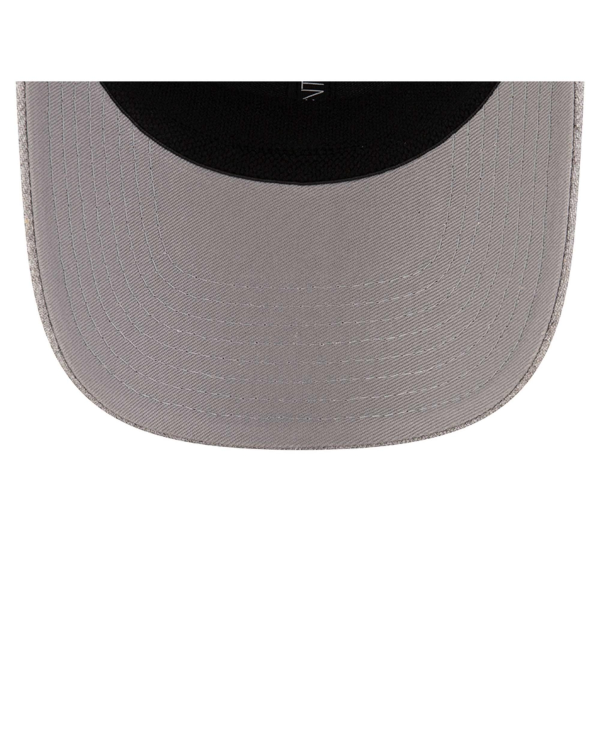 NEW ERA MEN'S HEATHER GRAY PHILADELPHIA UNION 9SEVENTY COOLERA STRETCH-SNAP ADJUSTABLE HAT 