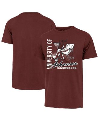 '47 Brand - Men's Crimson Arkansas Razorbacks Side Arm Franklin T-Shirt