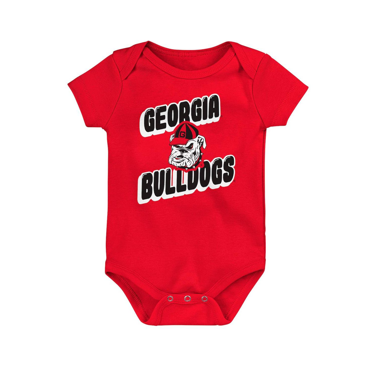 Baby Boys and Girls 3-Pack Georgia Bulldogs Sunday Comics Bodysuit Set