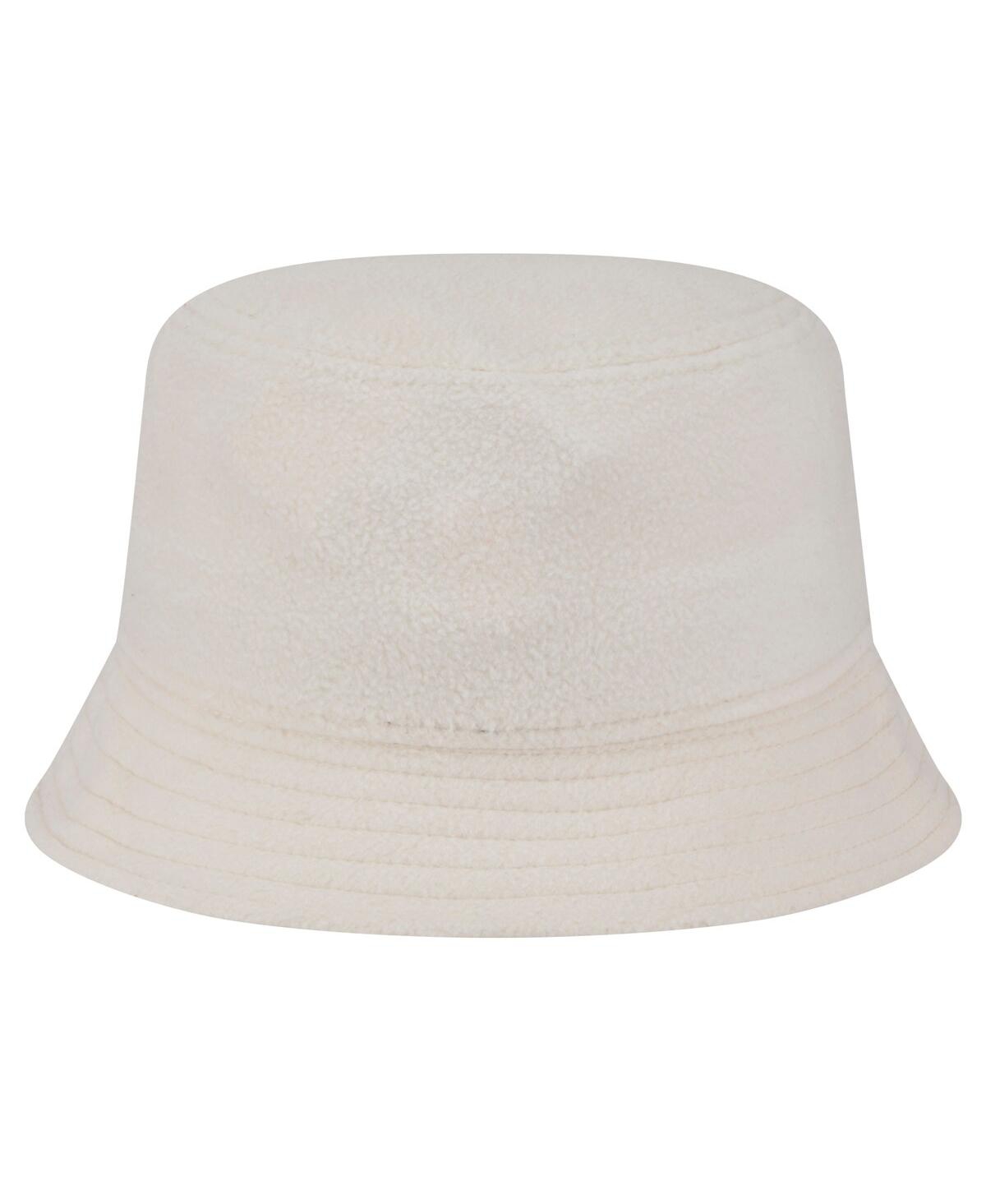 New Era Women's White Boston Red Sox Chrome Cozy Bucket Hat In White