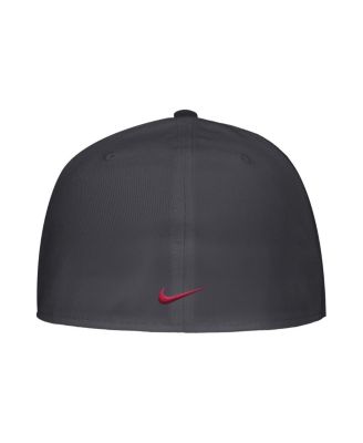 Men's Anthracite Washington State Cougars On-Field Baseball Performance Fitted Hat