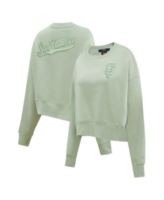 Pro Standard - Women's Green San Francisco Giants Fleece Pullover Sweatshirt