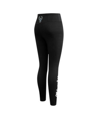 Women's Black Milwaukee Bucks Paint the City Jersey Leggings