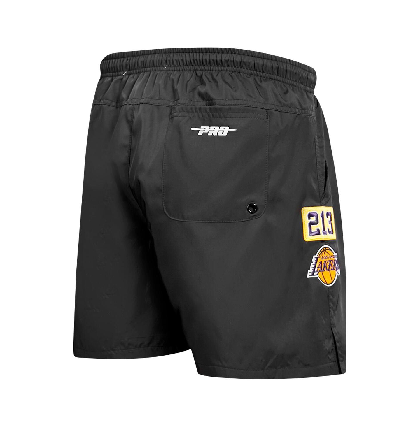 Мужские шорты Pro Standard Black Los Angeles Lakers Area Code — фото 3
