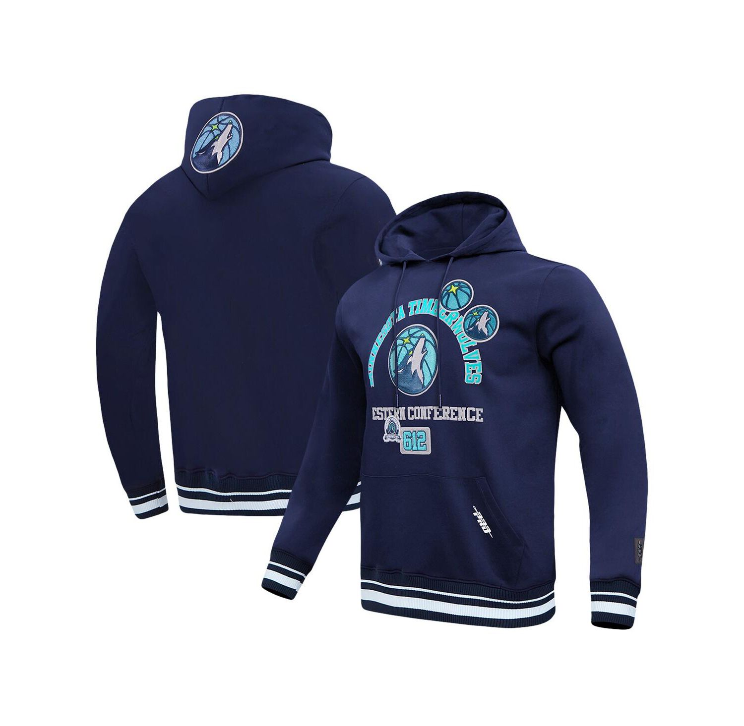 Men's Navy Minnesota Timberwolves Area Code Pullover Hoodie