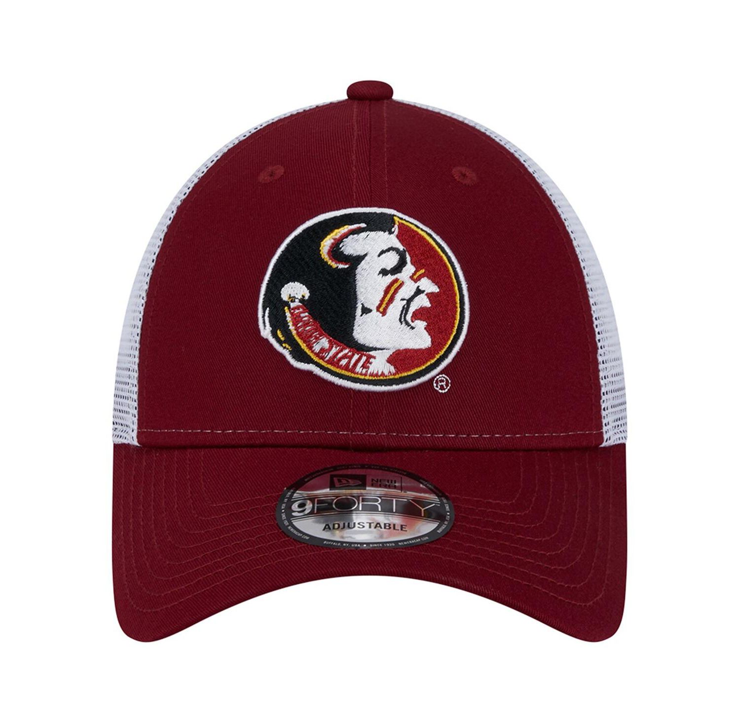 Men's Garnet Florida State Seminoles Trucker 9FORTY Adjustable Hat