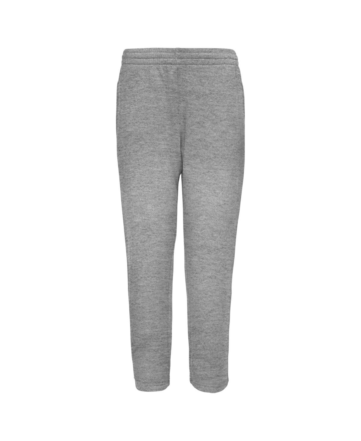Outerstuff Baby Boys And Girls Navy/gray Penn State Nittany Lions Play-by-play Pullover Fleece Hoodie And Pants In Navy,gray