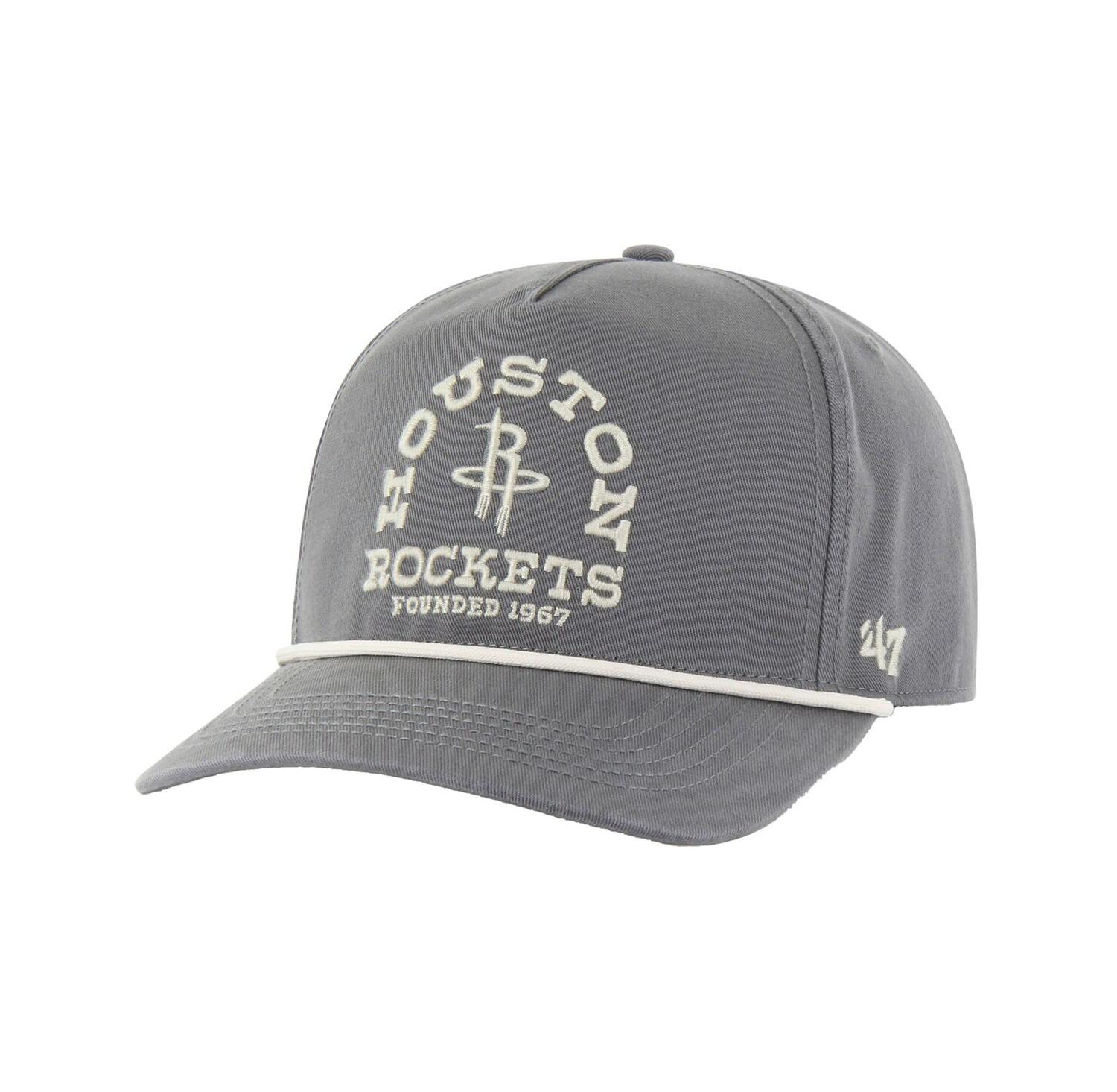 Men's Charcoal Houston Rockets Canyon Ranchero Hitch Adjustable Hat