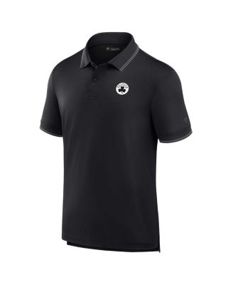 Men's Black Boston Celtics Front Office Polo Shirt
