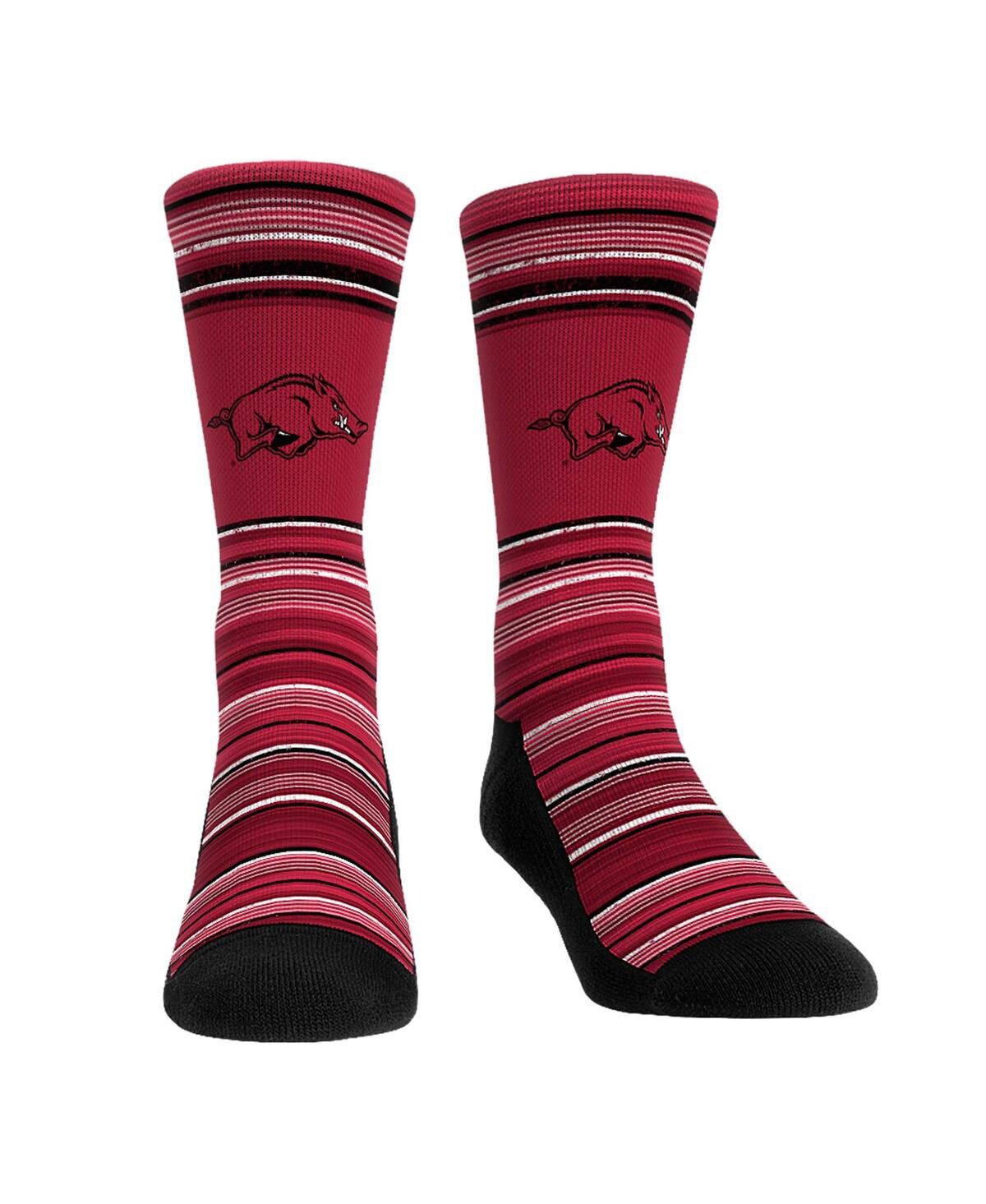 Rock 'em Socks Men's Arkansas Razorbacks Primary Crew Socks And Boxer Briefs In No Color