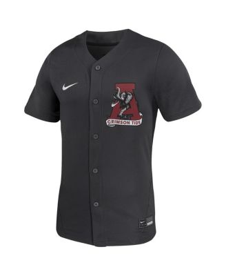Men's and Women's Anthracite Alabama Crimson Tide Replica Softball Jersey