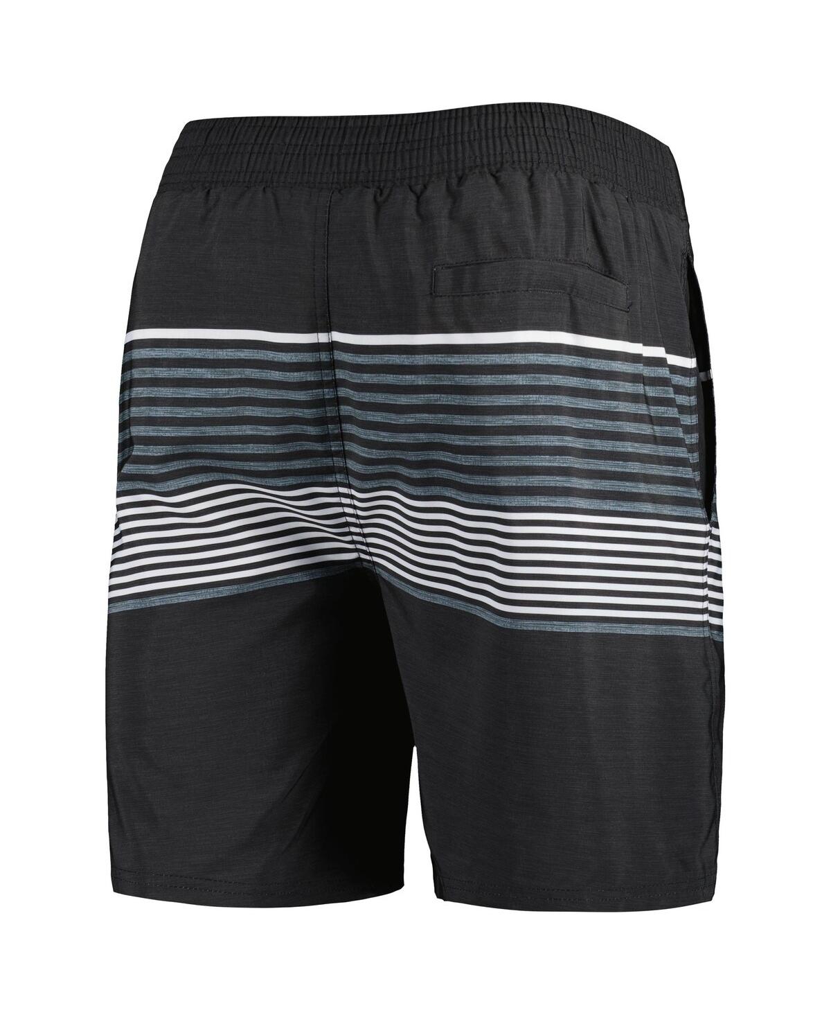 Shop G-iii Sports By Carl Banks Men's Black Cincinnati Bengals Coastline Volley Swim Shorts