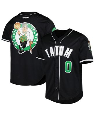 Pro Standard - Men's Jayson Tatum Black Boston Celtics Capsule Player Baseball Button-Up Shirt