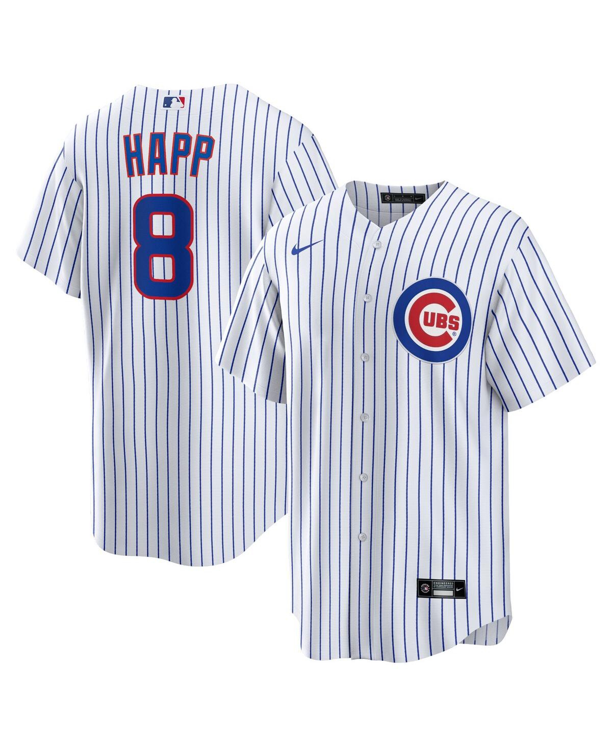 Nike Men's Ian Happ White Chicago Cubs Home Replica Jersey