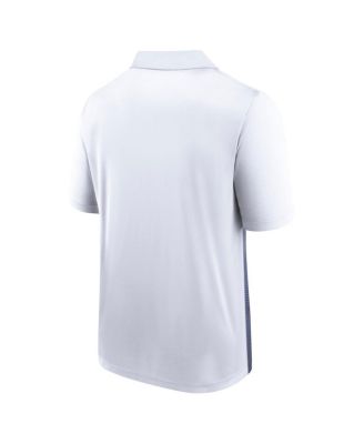 Men's White Detroit Tigers Iconic Parameter Sublimated Polo Shirt